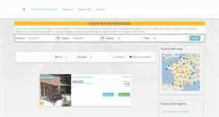 Desktop Screenshot of francebedandbreakfasts.com